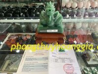 Ấn Rồng Phong Thủy Thạch Anh Xanh Tự Nhiên- ARX8500
