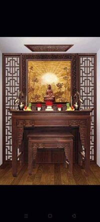 Án thờ tam cấp – án gian phòng thờ AG 28