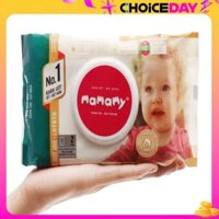 [An Toàn Cho Bé] Khăn Ướt Mamamy Không Mùi Chính Hãng(80-100 Tờ)