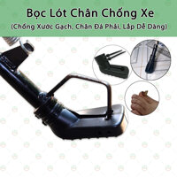 An Toàn Lót Bọc Chân Chống Xe Máy KhoNCC Hàng Chính Hãng - Cao Su Chống Trầy Nền Nhà - Kèm 2 Dây Rút - Chất Liệu Dày Dặn Bền Đẹp - KK-BCCXM