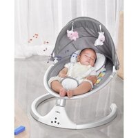 [AN TOÀN] Nôi điện cho em bé, tự động đu đưa - Võng điện - Cũi điện cho bé - Có kết nối bluetooth điều khiển, phát nhạc