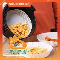 [An Toàn Sức Khoẻ] Hộp 30 miếng giấy nến nồi chiên không dâu hình khuôn bánh size 20cm