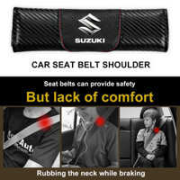 An Toàn Xe Ô Tô Sợi Carbon Đeo Vai Dành Cho Suzuki Swift XL7 SX4 Alto Jimny GSX R150 gn125 gn250 Tất Cả Các Mùa Da Chính Hãng Dây An Toàn Bao Da