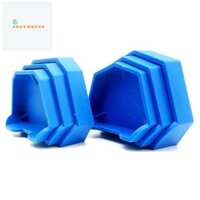 Ấn Tượng Khay Đế Khuôn Bộ Cho Phòng Thí Nghiệm Thạch Cao Mô Hình Đúc Cắt Tỉa Nha Khoa Mẫu Đế Cũ Xanh 6 Mảnh