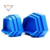 Ấn Tượng Khay Đế Khuôn Bộ Cho Phòng Thí Nghiệm Thạch Cao Mô Hình Đúc Cắt Tỉa Nha Khoa Mẫu Đế Cũ Xanh 6 Mảnh