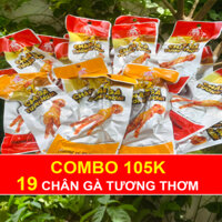 Ăn Vặt Chân Gà - COMBO 19 Chân Gà Tương Thơm Đỏ Hương Vị Cuốn Hút - HULA FOOD
