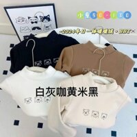 (AN1)Áo giữ nhiệt chất nỉ lót nhung dày dặn ấm áp cho bé (10-20kg)