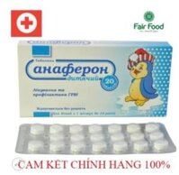ANAFERON chuẩn Nga tăng sức đề kháng cho bé phòng ngừa nhiễm bệnh,kháng virus loại viên ngậm 20v