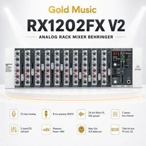 Analog Mixer Behringer RX1202FX V2