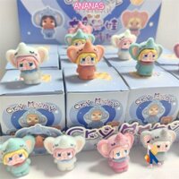 Ananas 12 Hộp Crybaby, The Elephant Series The Powerpuff Girls Đồ trang trí Mini, Dora Big Cousin Flocking Labubububu