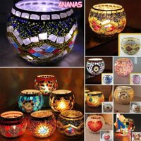 Ananas Giá Đỡ Nến Quà Tặng Lãng Mạn Trang Trí Nhà Cửa Lễ Hội Dự Tiệc Cung Cấp Đám Cưới Trang Trí Đầy Màu Sắc Pháo Hoa Handmade Miếng Dán