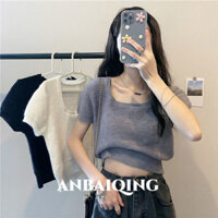 ANBAIQING áo len cardigan áo khoác cardigan Fashion Fashion Dễ thương hàn quốc 71567A8D1B30D7A 38Z240919