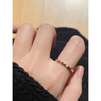 [ancafe.shop]Nhẫn bạc nữ hình nơ trong trẻo,thanh lịch