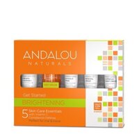 Andalou Naturals Bộ Sản Phẩm Chăm Sóc Sáng Da Brightening Get Started Kit