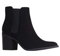 Andi Booties for Women - Pointed Toe Mid Heel Slip On Chelsea Boots