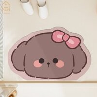 Andian Phim hoạt hình tảo cát bùn phòng tắm chống bụi bẩn thấm hút sàn chống trượt