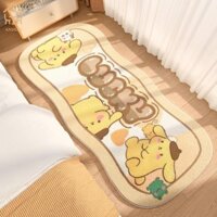 Andiancartoon giả cashmere đầu giường phòng ngủ thảm trải sàn dài