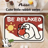 Andianwell- Thảm lót sàn nhà tắm thỏ hành vi thấm hút