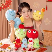 Andianyear of the Snake linh vật búp bê nhồi bông gối