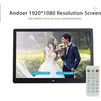 Andoer 15.6 Inch 1080P LED Khung Ảnh Kỹ Thuật Số Độ Phân Giải Cao 1920 * 1080 Máy Quảng Cáo MP3 MP4 Máy Nghe Phim Hình Đồng Hồ Điện Tử / Đồng Hồ Báo Thức / Chức Năng Lịch