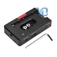 Andoer Bộ Chuyển Đổi Pin Sạc np-f Cổng usb dc12v dc8v dc 1 / 4 inch Cho np-f970 / np-f950 / np-f930 / np- f770 / np-f750