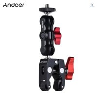 Andoer Đa Năng Bóng Đầu Kẹp Bóng Gắn Tay Siêu Kẹp Với 1 / 4-20 Chủ Đề Cho Điện Thoại GPS Màn Hình LCD / DV LED Video Light Flash Light Micro Và Hơn Thế nữa