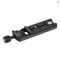 Andoer FNR-140 140mm Quick Release Plate Tripod Nodal Slide Tripod Rail Quick Release Plate Clamp Adapter Adopt for Arca Swiss Standard Photography Accessories