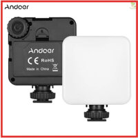 Andoer KM-72B Mini LED Video Light RGB Color Multifunctional LED On-Camera Fill-in Light with Cold Shoe and Type-C Power   Came-6.5