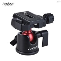 Andoer Mini Ball Head Ballhead Để Bàn Chân Đế Bộ Chuyển Đổi Đầu Chụp Ảnh Toàn Cảnh Với Đĩa Phát Hành Nhanh Came-709