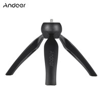 Andoer Mini Giá Đỡ Ba Chân Mặt Bàn Giá Đỡ Điện Thoại 3 Chân 1/4 "Vít Gắn Cho Điện Thoại Thông Minh Và Giá Để Điện Thoại Cho Máy Ảnh DSLR ILDC Cho Gopro Hero 5/4/3/3 + Ảnh Tự Sướng Phát Trực Tiếp Ghi Video Vẫn Còn Nhiếp Ảnh 1Kg Tải Năng Lực [bonus]