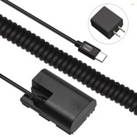 Andoer Type-C DR-E6 Pin Giả DC Khớp Nối 20W PD Adapter Thay Thế Cho Canon EOS 60D 70D 80D 5DS R 5D Mark IV III 5D4 5D3 5D2 II