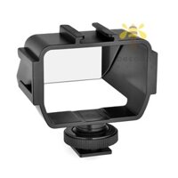 Andoer Universal Camera Selfie Vlog Flip Up Mirror Màn hình với 3 giá đỡ giày lạnh để lắp đặt micrô Đèn LED Mini Tương thích với dòng A6000 / A6300 / A6500 / A72 / A73 Serie