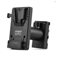 Andoer V-Lock V Gắn Tấm Pin Sang BP-U Bộ Chuyển Đổi Pin Giả Có Cần Điều Chỉnh Thay Thế Cho BP-U90 BP-U96 BP-U60 BP-U30 Pin Thay Thế Cho PMW-100 PMW-150 PMW-160