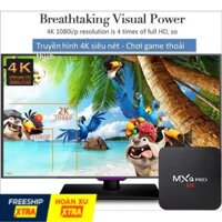Androi TV tivi Box Truyền hình 4K MXQ Pro 2G+16G (Chip tốt S905W) Tích hợp FPT Play tivibox giá rẻ bán chạy