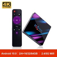 Android 10.0 H96 MAX Smart TV Box RK3318 Quad Core 2.4G/5.8