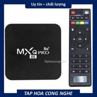 Android 10.1 TV Box 4K Wifi MXQ 5G TV box hỗ trợ WIFI 5G Quad Core Smart TV Box (BH 6 tháng)