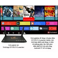 ANDROID BOX TV CHÍNH HÃNG VINABOX X9 - RAM 2GB/16GB - FULL ỨNG DỤNG - KÈM ĐIỀU KHIỂN GIỌN NÓI [TÙY CHỌN]