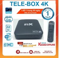 Android Box TV TELEBOX 4k RAM 2G ROM 32G - BLUTOOTH Android 8.1 mới nhất Nâng cấp TV thường thành Smart TV