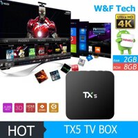 Android Box TV TX5 Mini S905W RAM 1G Android 7.1 mới nhất 2018 Nâng cấp TV thường thành Smart TV