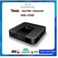 Android Box TX3Mini+ 2022 - Android TV 11, Amlogic S905W2, Ram 4GB, Bộ nhớ 32GB, Wifi 2 băng tần, Bluetooth, giải mã AV1