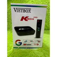 Android box - Vietbox - Kbox pro 4G có remote nói kèm theo
