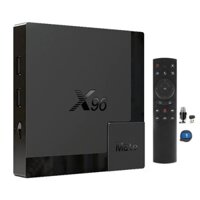 Android Box x96 mate có điều khiển giọng nói cử chỉ Bluetooth wifi 2 băng tần 4GRam 32G Rom cài sẵn các ứng dụng