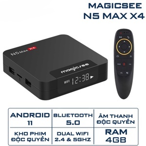 Android Tivi Box Magicsee N5 Max - 4GB RAM