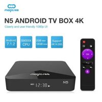 Android Tivi Box Magicsee N5 -Ram 2GB, Rom ATV – CPU Amlogic S905X