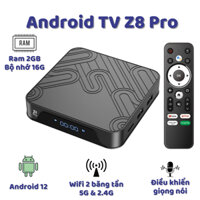 Android Tivi Box Magicsee Z8 Pro -  Amlogic S905W2 -  Android 12 - Tích hợp khiển giọng nói