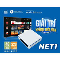 Android Tivi Box MYTV NET 4H - Chip lõi tứ 4GB RAM, 32GB ROM, Android 10 OS - Cấu hình mạnh mẽ, Hàng chính hãng - MYNET TV 4H FullBox