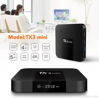 Android Tivi Box Tx3 Mini CPU chip H313 Ram 2GB, Rom 16GB chạy mượt hơn S905W, Đầu thu truyền hình kĩ thuật số smart TV