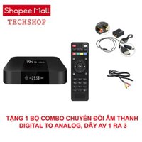 ANDROID TIVI BOX TX5 MINI- TẶNG COMBO CHUYỂN ĐỔI ÂM THANH DIGITAL TO ANALOG, DÂY AV 1 RA 3