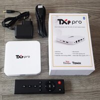Android Tivi Box TXP Pro Truyền hình vtvcap On Bản Quyền HĐH Android 9 Ram 2G Rom 16G Chip Amlogic 905 - Hàng Chính Hãng