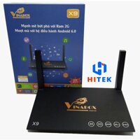 Android tivi box vinabox X9 (RAM 2GB, ROM 16GB)- có bluetooth, tìm kiếm bằng giọng nói